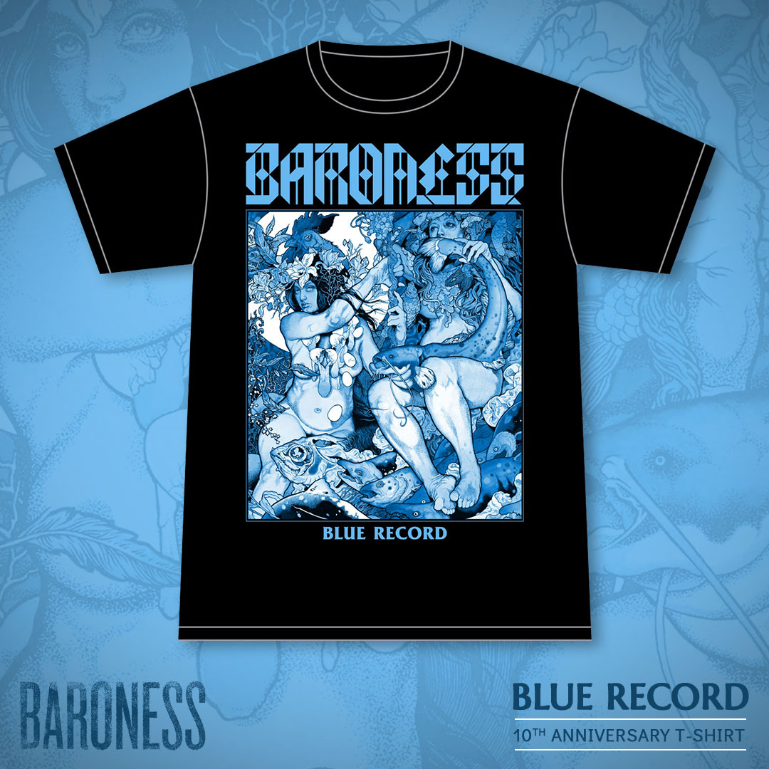10TH ANNIVERSARY LIMITED EDITION ‘BLUE RECORD’ TEE IN THE SHOP