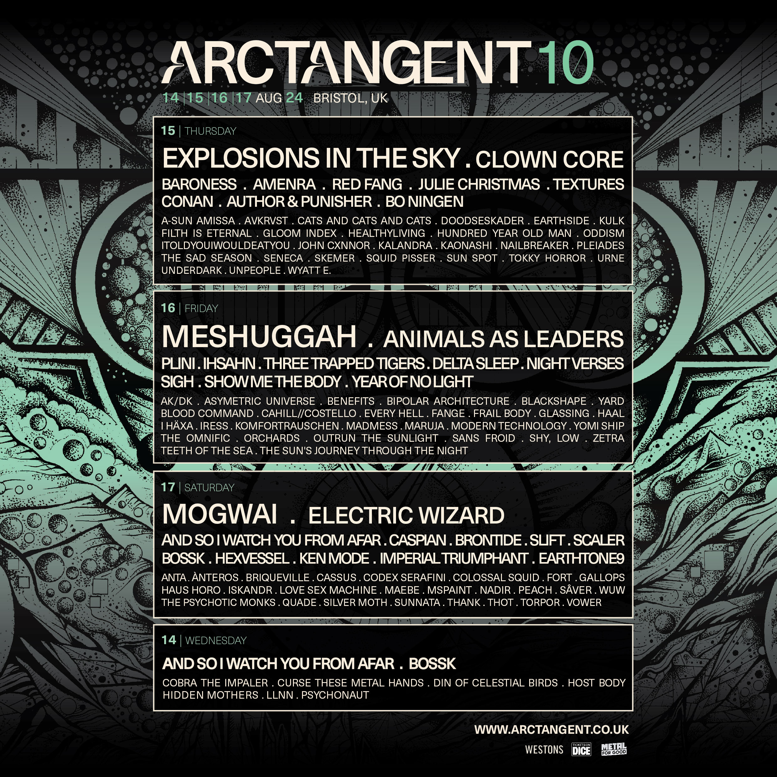 NEW SHOW: ArcTanGent Festival | Aug 15